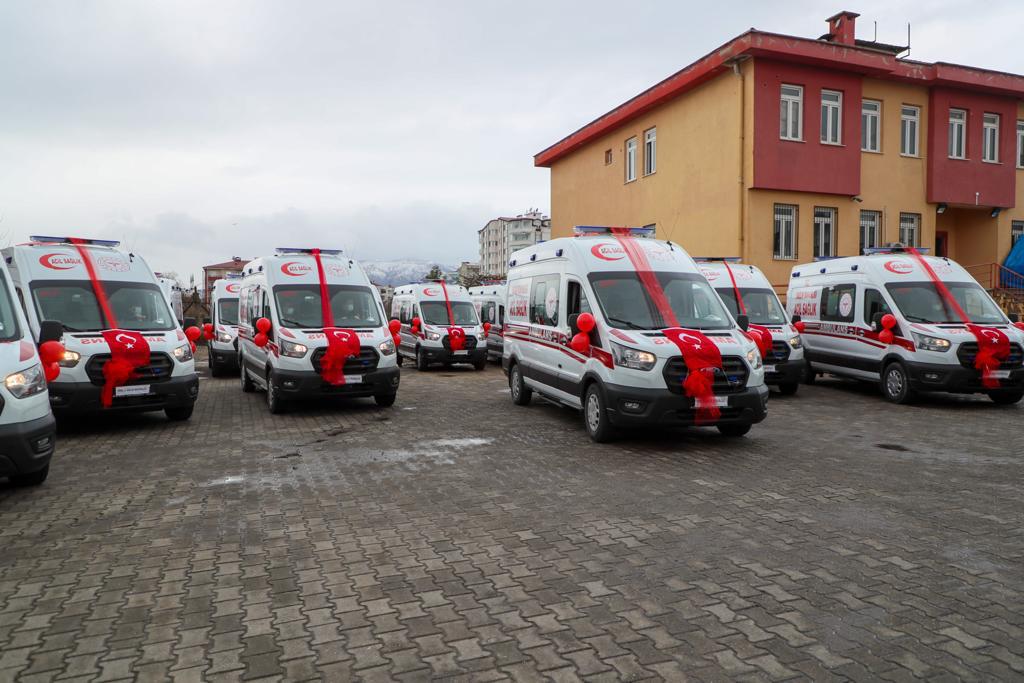Ordu'ya 13 Yeni Ambulans!