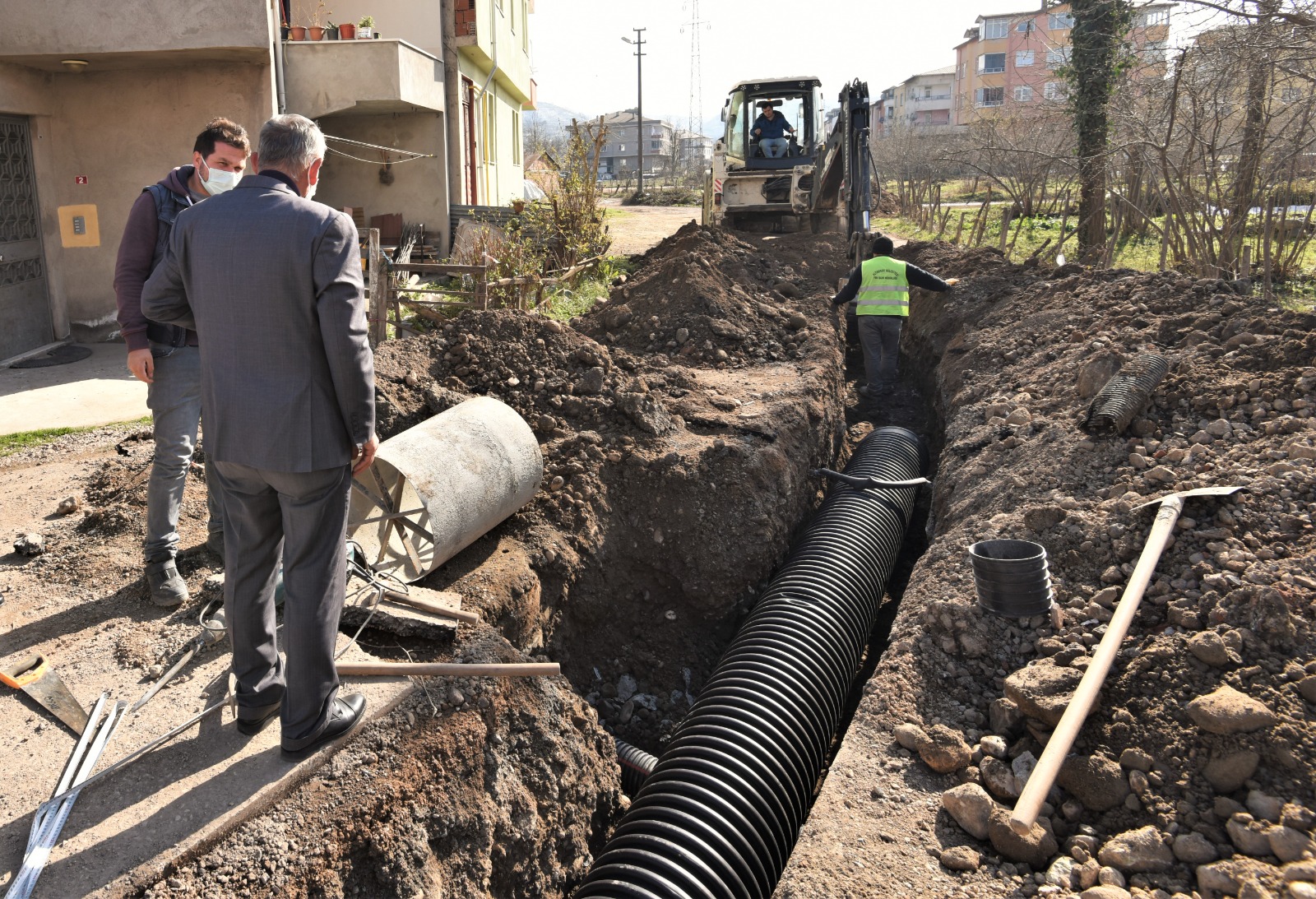 TARİHİ MAHALLEDE ALTYAPI SORUNU TARİHE KARIŞIYOR