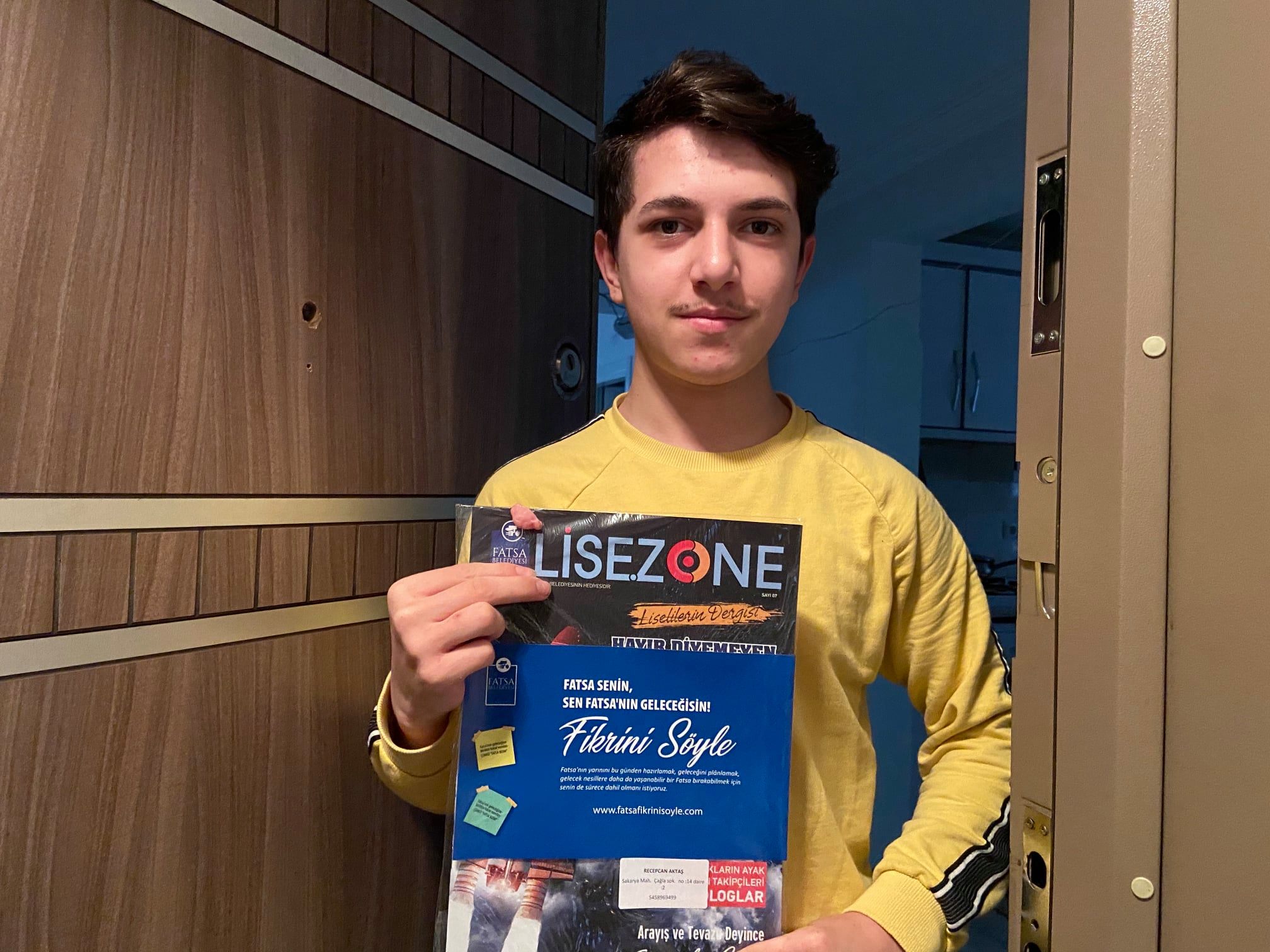 FATSA’DA LİSE.ZONE DERGİSİ GENÇLERİN GÖZDESİ OLDU
