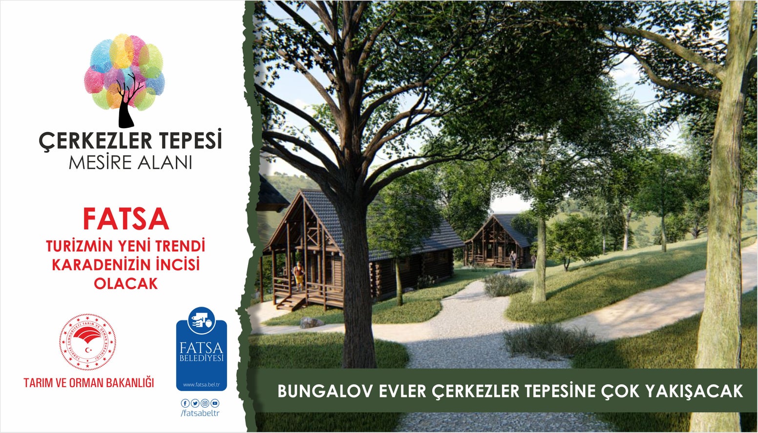 ÇERKEZLER TEPESİ PROJESİ, FATSA TURİZMİNE CAN SUYU OLACAK