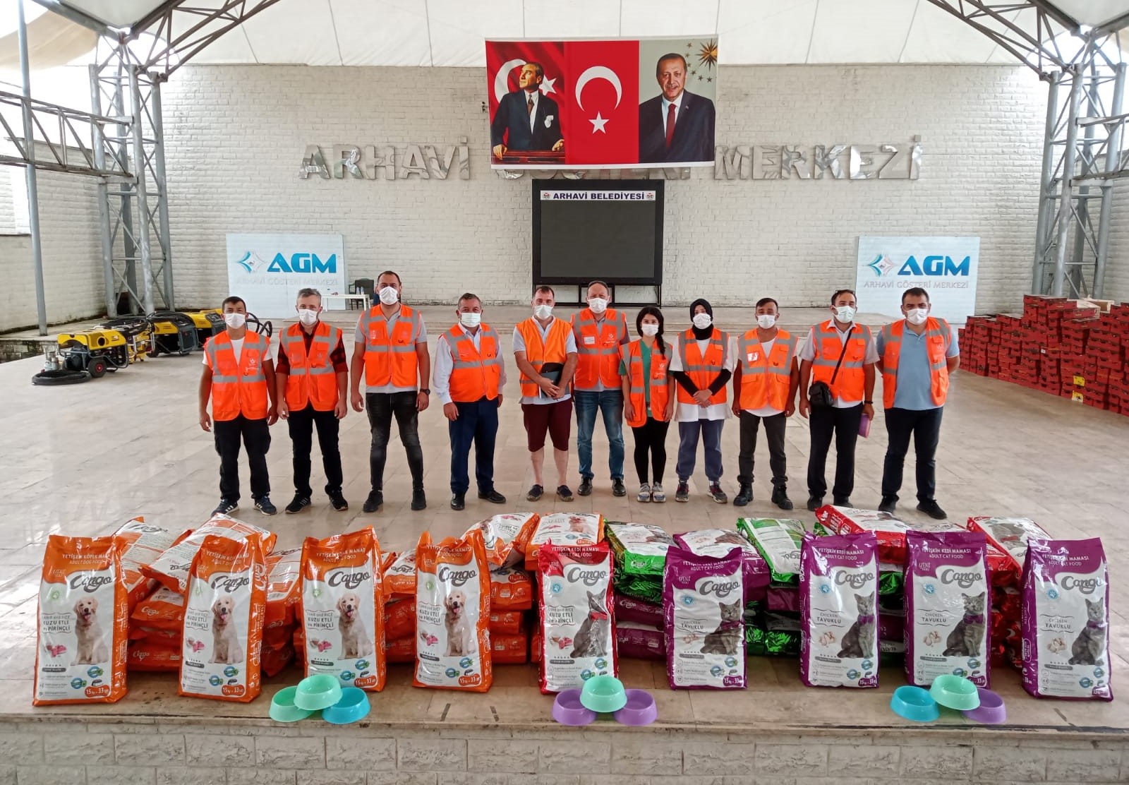 ALTINORDU BELEDİYESİ'NİN GÖNÜL ELİ BU SEFER ARHAVİ'YE UZANDI