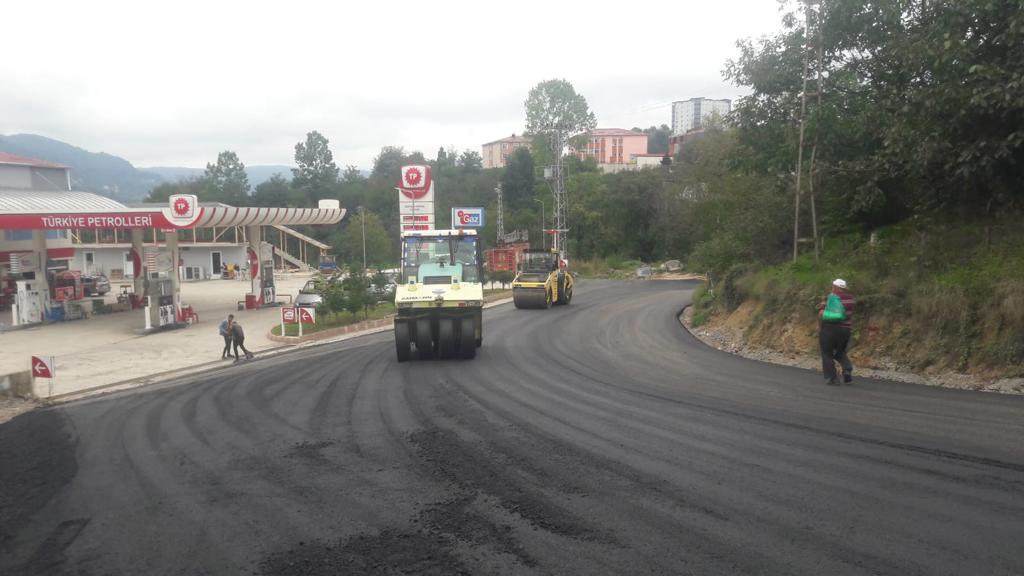 KORGAN’IN İLÇE MERKEZİ SICAK ASFALTLA BULUŞUYOR