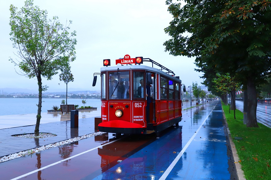ORDU SAHİLİNE NOSTALJİK TRAMVAY