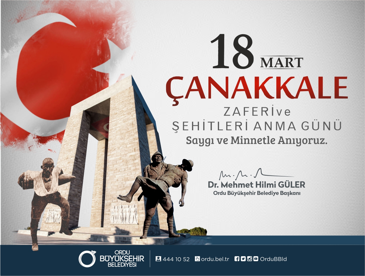 BAŞKAN GÜLER: “BU ZAFER MİLLETİMİZİN ŞANLI TARİH SAYFALARINA ALTIN HARFLERLE KAZINMIŞTIR”