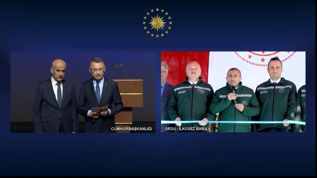 ÇAYBAŞI İLKÜVEZ BARAJI’NIN AÇILIŞI YAPILDI