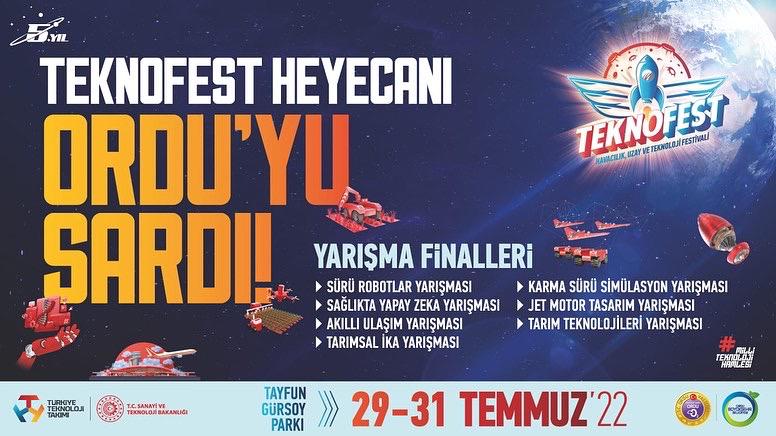 TEKNOFEST RÜZGÂRI ORDU’DAN DEVAM EDİYOR