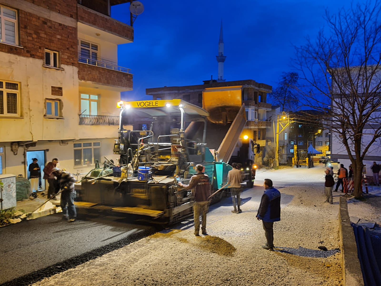 Fatsa’da Sıcak Asfalt Çalışmaları Sürüyor 