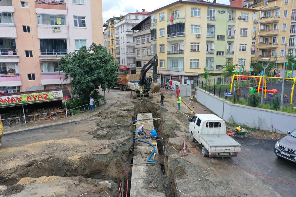 ORDU’YA 107 BİN METRE YAĞMUR SUYU HATTI ORDU’YA 107 BİN METRE YAĞMUR SUYU HATTI